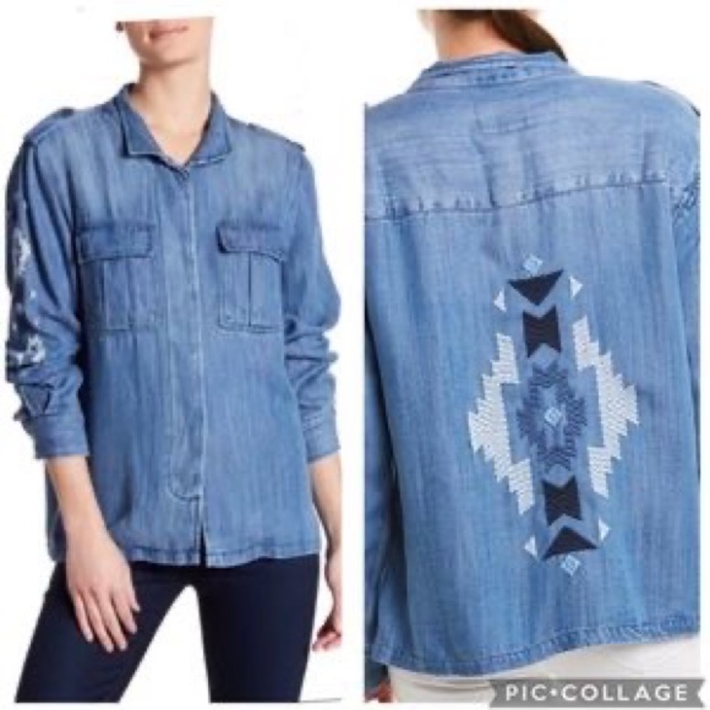 Rails Smith Embroidered Jacket - Button Up - image 4